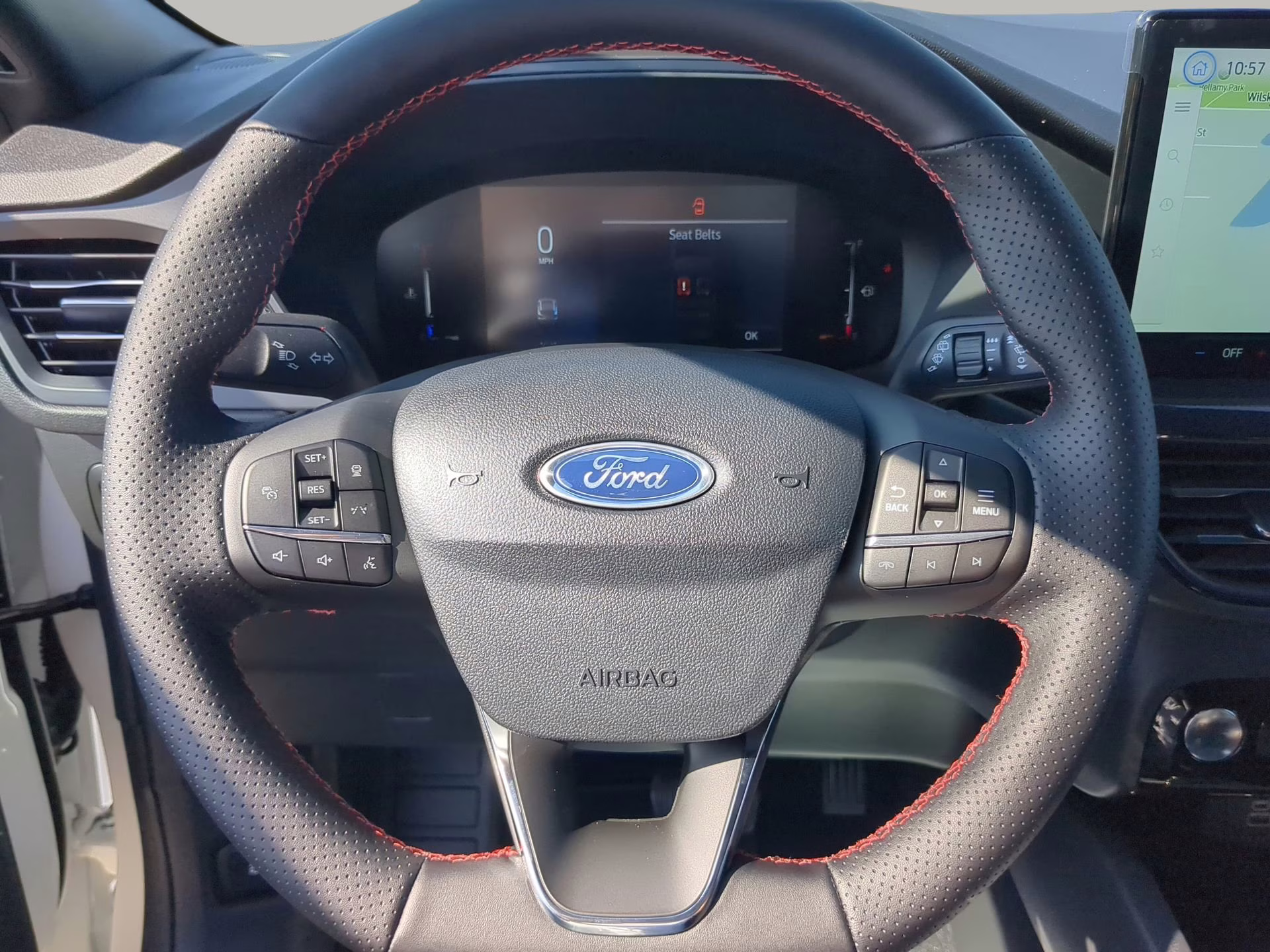 2026 Star White Metallic Tri-Coat Ford Escape ST-Line FWD SUV