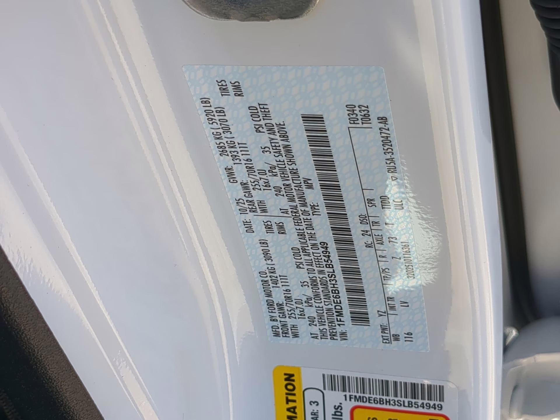 2025 Oxford White Ford Bronco 4X4 Convertible