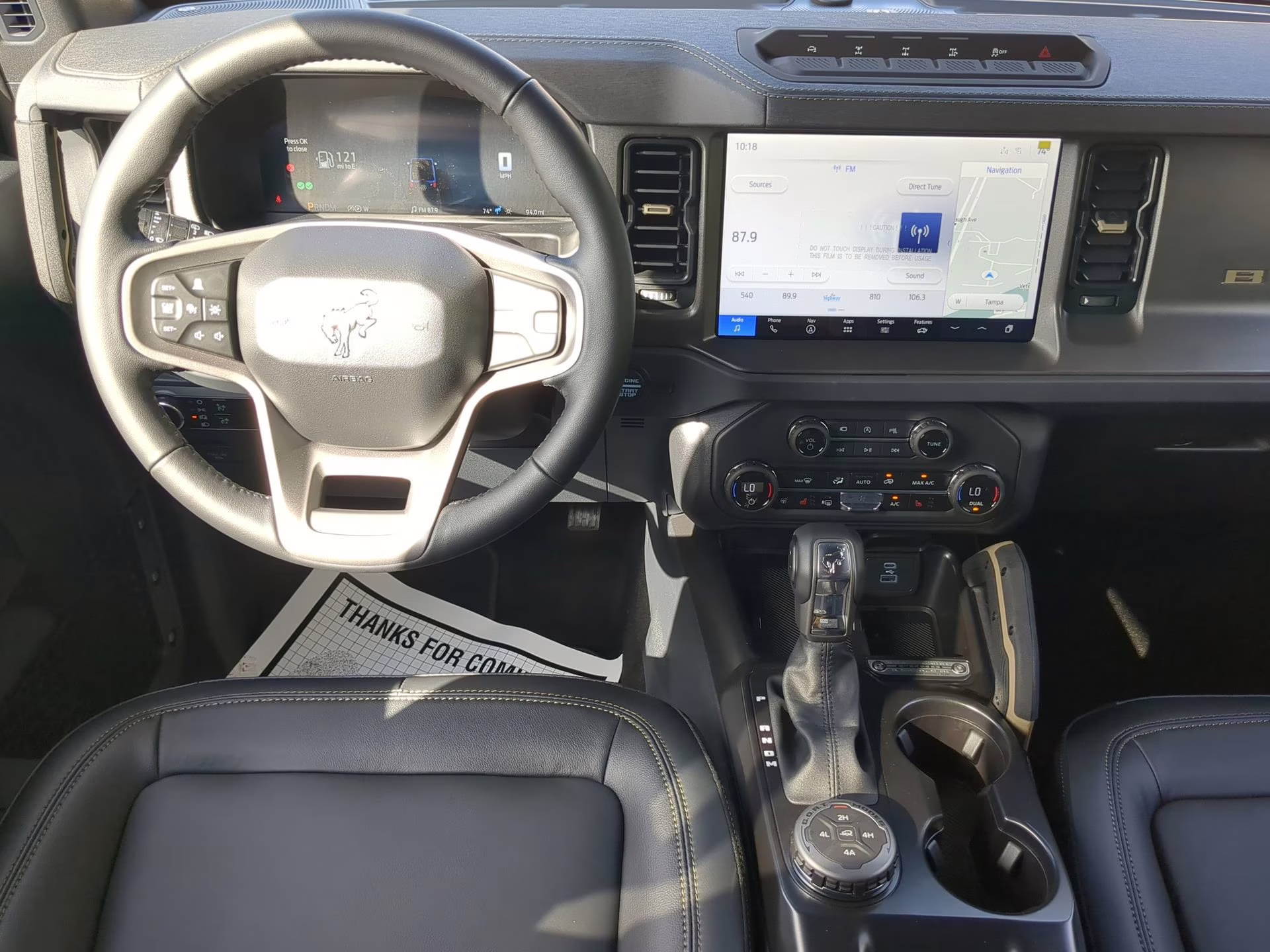 2025 Shadow Black Ford Bronco Badlands 4X4 Convertible