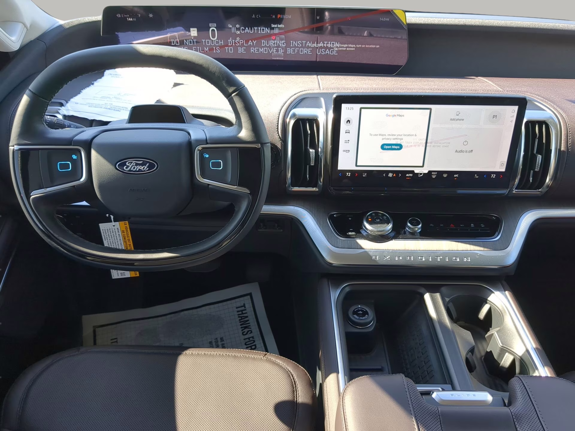 2025 Agate Black Metallic Ford Expedition Max Platinum 4X4 SUV