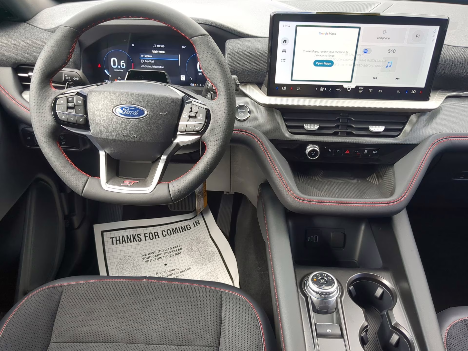 2026 Vapor Blue Metallic Ford Explorer ST 4X4 SUV