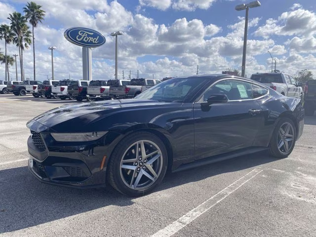 2026 Shadow Black Ford Mustang EcoBoost Premium RWD Coupe