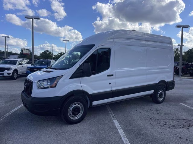 2026 Oxford White Ford Transit Cargo Van Base RWD Van