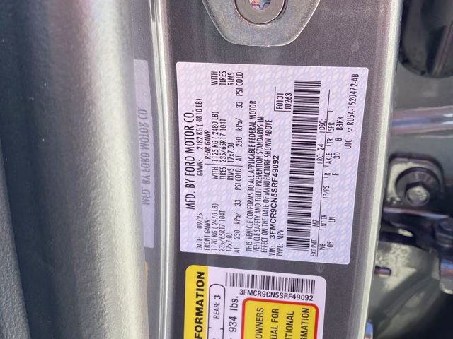 2025 Carbonized Gray Metallic Ford Bronco Sport Outer Banks 4X4 SUV