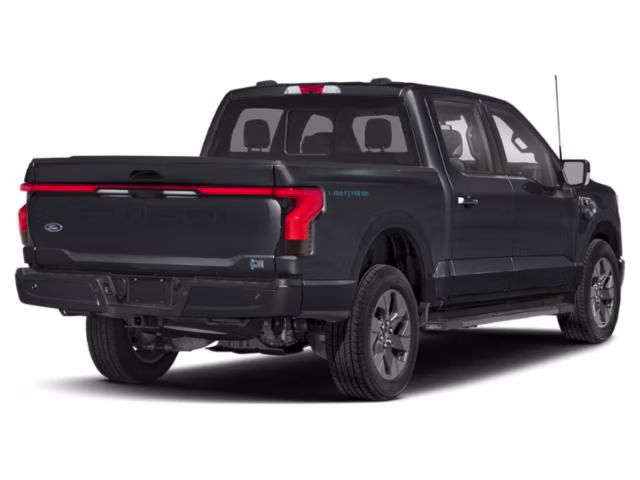 2025 Agate Black Metallic Ford F-150 Lightning Lariat AWD Truck