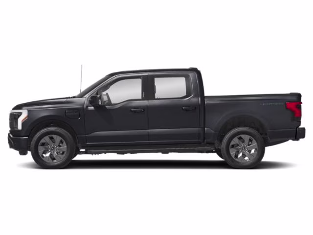 2025 Agate Black Metallic Ford F-150 Lightning Lariat AWD Truck