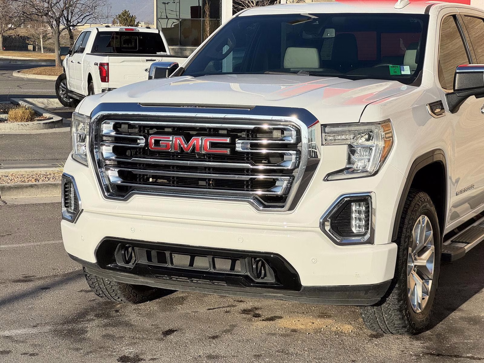 2020 Summit White GMC Sierra 1500 SLT 4X4 Truck