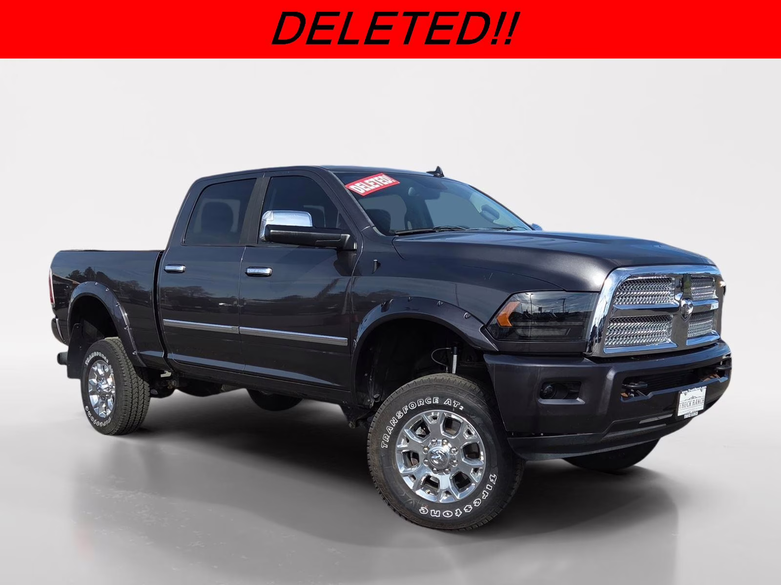 2015 Granite Crystal Metallic Clearcoat Ram 3500 Laramie Limited 4X4 Truck