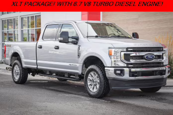 2022 Iconic Silver Ford Super Duty F-350 SRW XLT 4X4 Truck