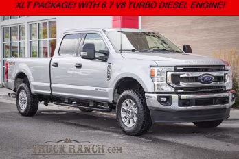 2022 Silver Ford Super Duty F-350 SRW XLT 4X4 Truck