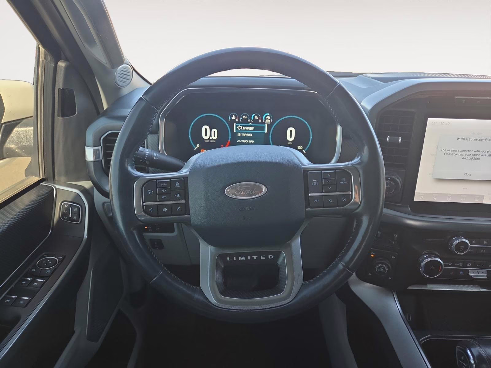 2023 Star White Metallic Tri-Coat Ford F-150 Limited 4X4 Truck