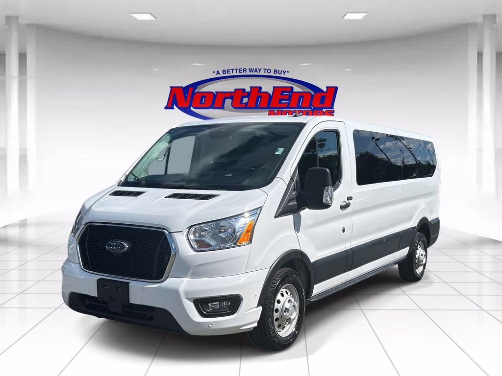 2022 Oxford White Ford Transit-350 XLT AWD Crossover