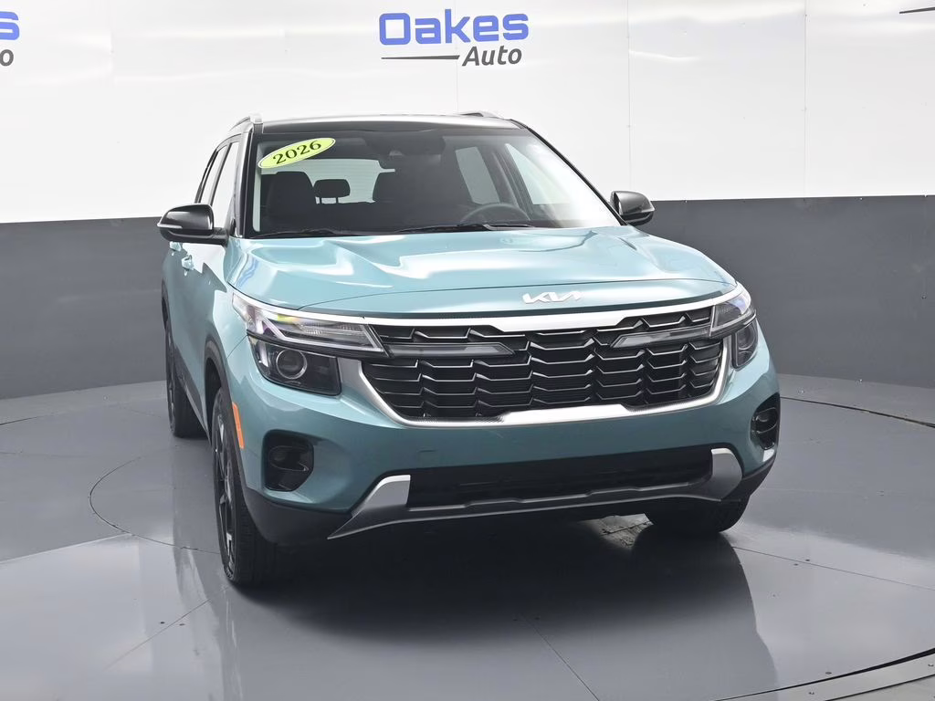 2026 Pluton Blue/Black Roof Kia Seltos S AWD SUV