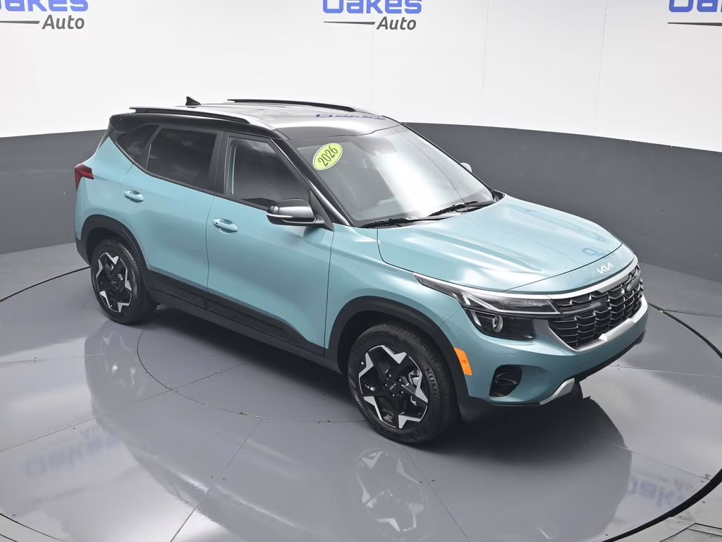 2026 Pluton Blue/Black Roof Kia Seltos S AWD SUV