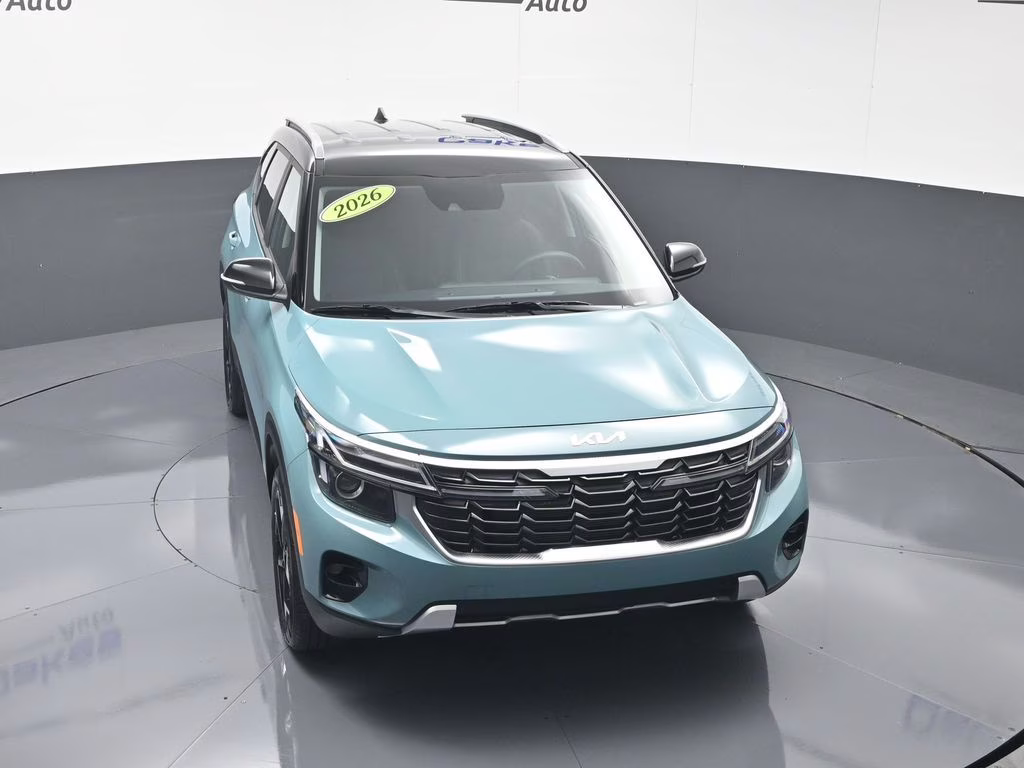 2026 Pluton Blue/Black Roof Kia Seltos S AWD SUV