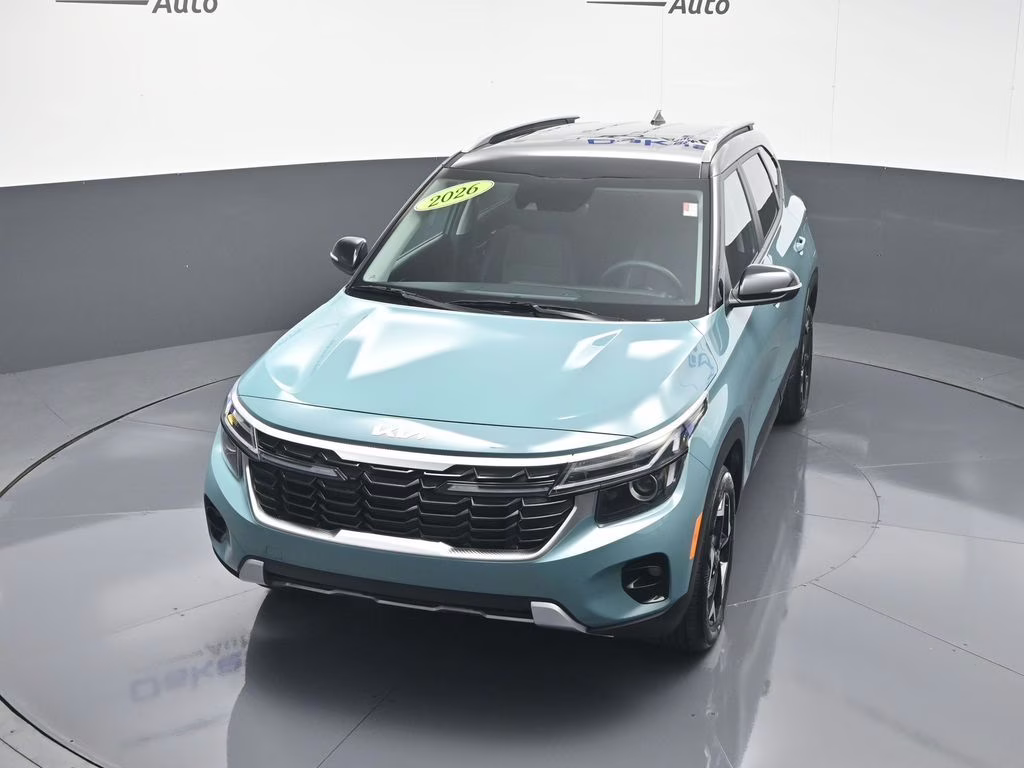 2026 Pluton Blue/Black Roof Kia Seltos S AWD SUV