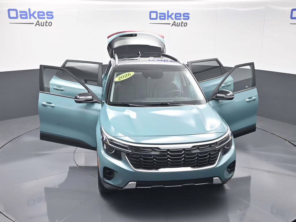2026 Pluton Blue/Black Roof Kia Seltos S AWD SUV