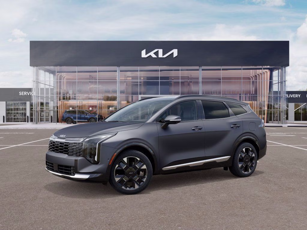 2026 Shadow Matte Gray Kia Sportage Hybrid SX-Prestige AWD SUV