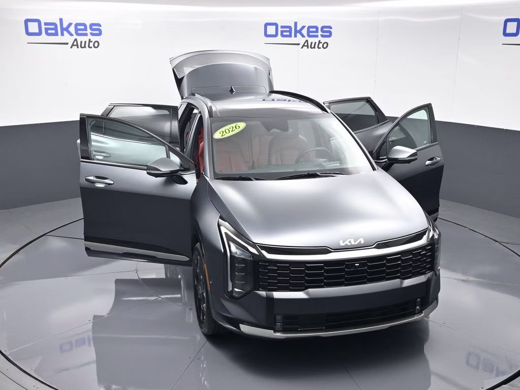 2026 Shadow Matte Gray Kia Sportage Hybrid SX-Prestige AWD SUV