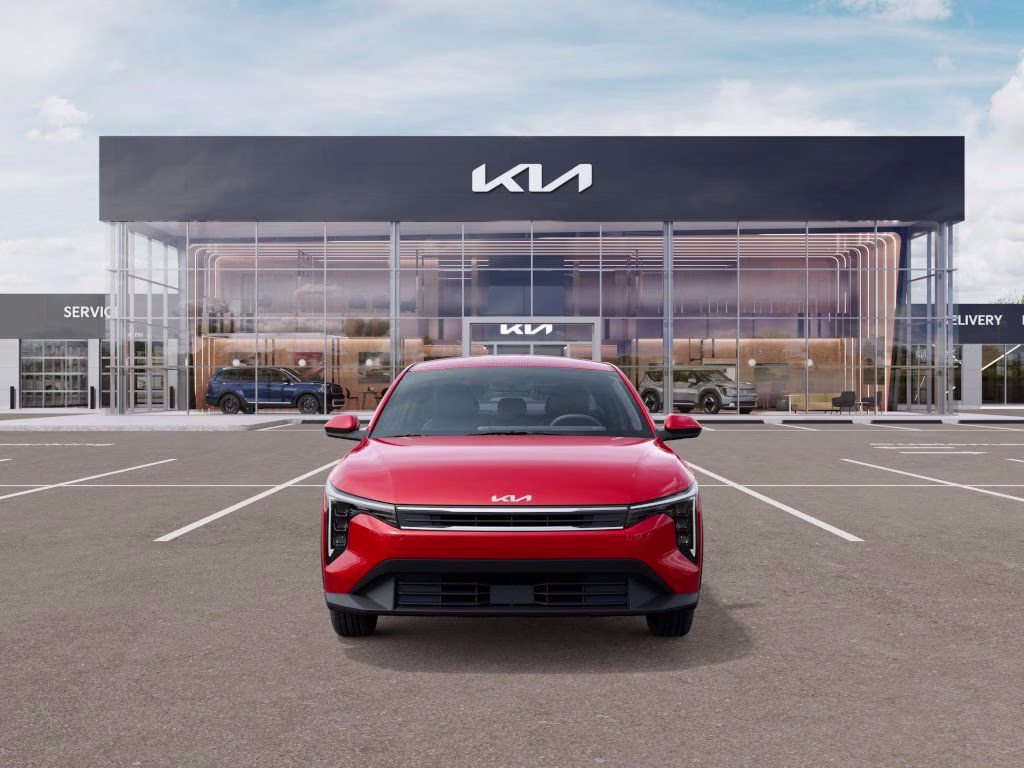 2025 Currant Red Kia K4 LXS FWD Sedan