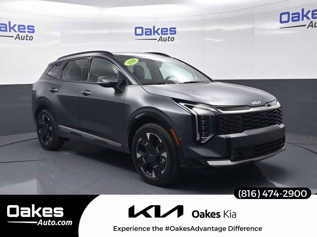 2026 Shadow Matte Gray Kia Sportage Hybrid SX-Prestige SUV