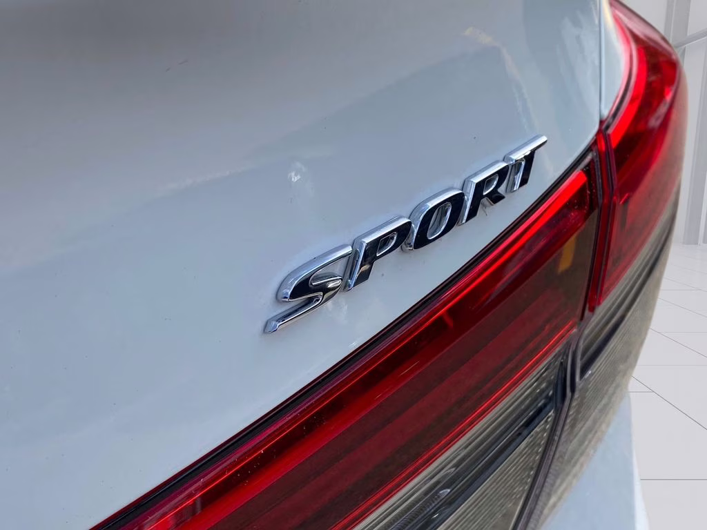 2024 Platinum White Pearl Honda Civic Sport FWD Sedan