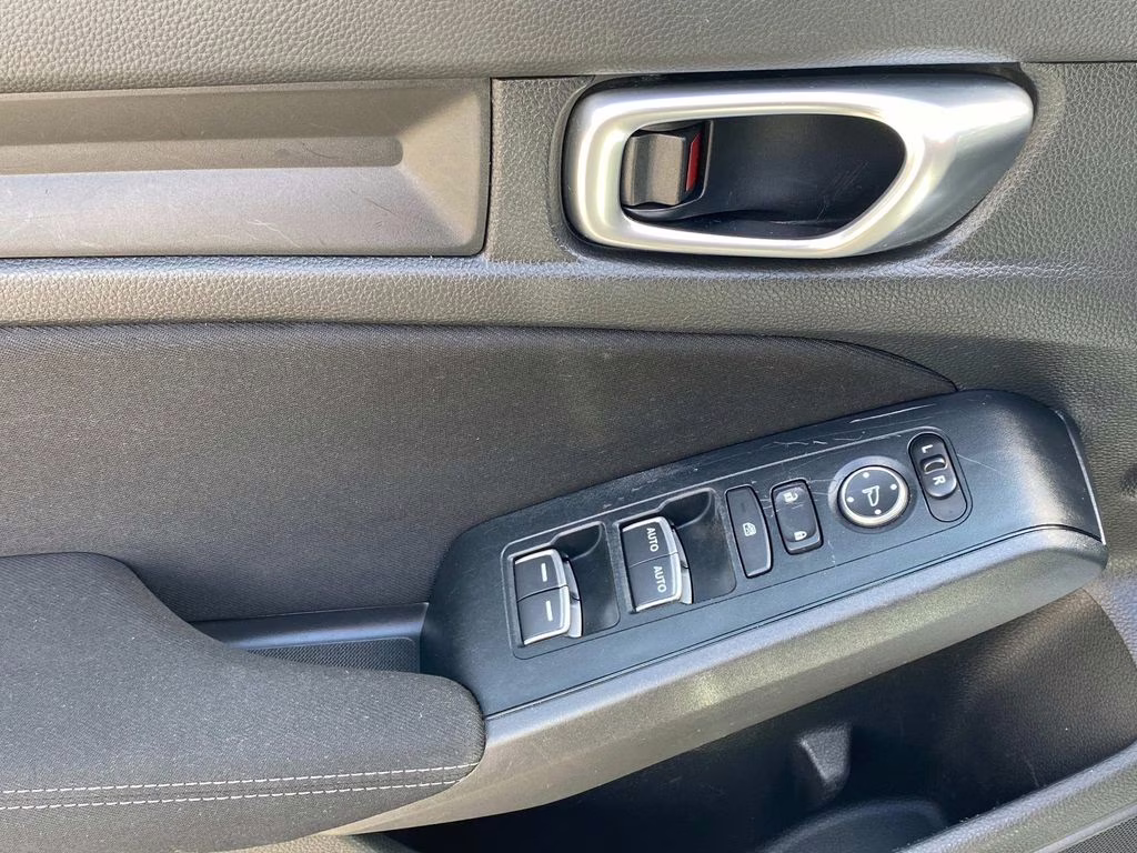 2024 Platinum White Pearl Honda Civic Sport FWD Sedan