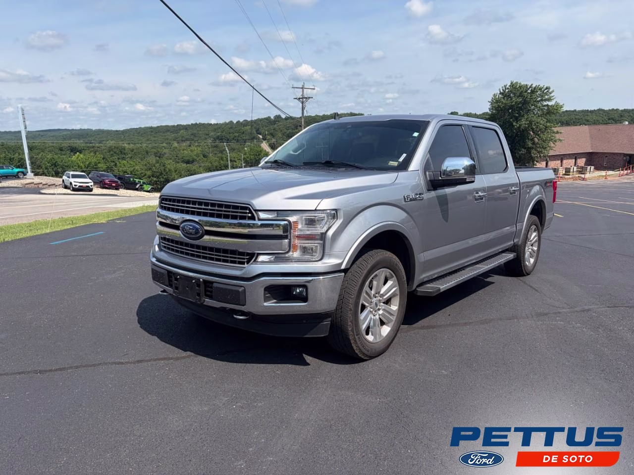 2020 silver Ford F-150 Lariat 4X4 Truck