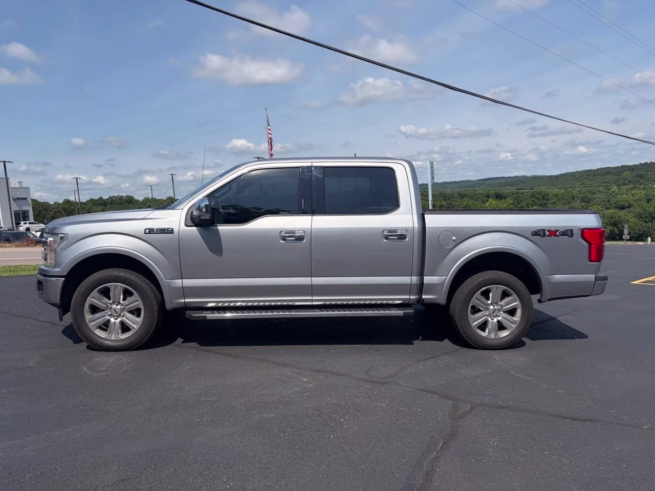 2020 silver Ford F-150 Lariat 4X4 Truck