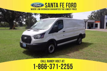 2024 White Ford Transit Cargo Van Base RWD Van