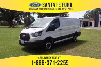 2024 White Ford Transit Cargo Van Base RWD Van