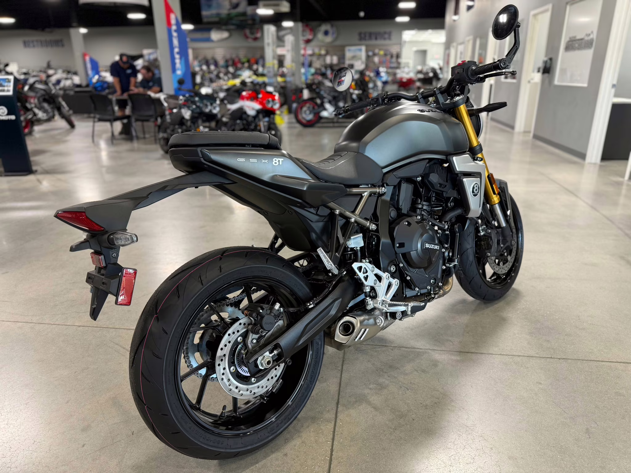 2026 Black Suzuki GSX 8T Motorcycle