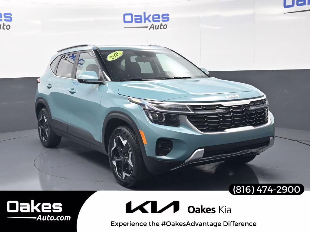 2026 Pluton Blue Kia Seltos EX AWD SUV