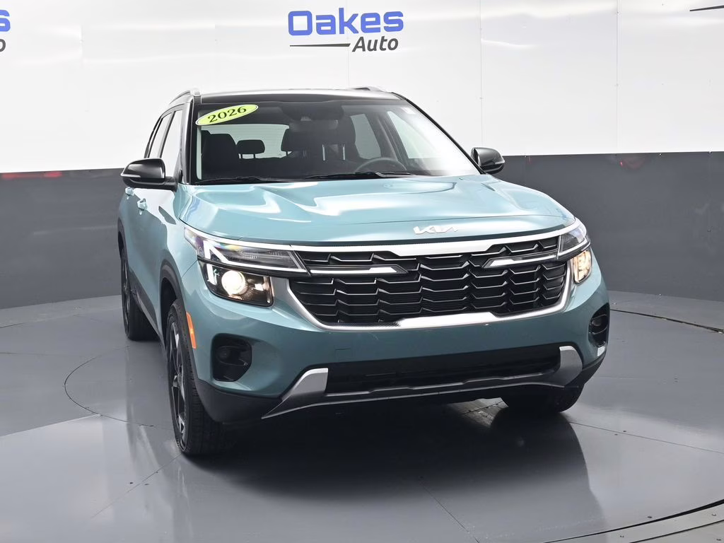 2026 Pluton Blue/Black Roof Kia Seltos S AWD SUV