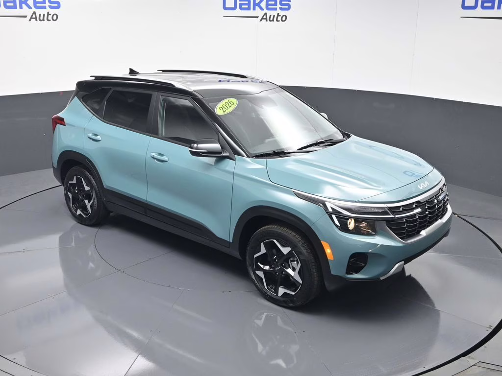 2026 Pluton Blue/Black Roof Kia Seltos S AWD SUV