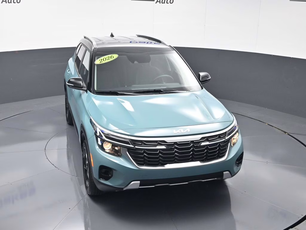 2026 Pluton Blue/Black Roof Kia Seltos S AWD SUV