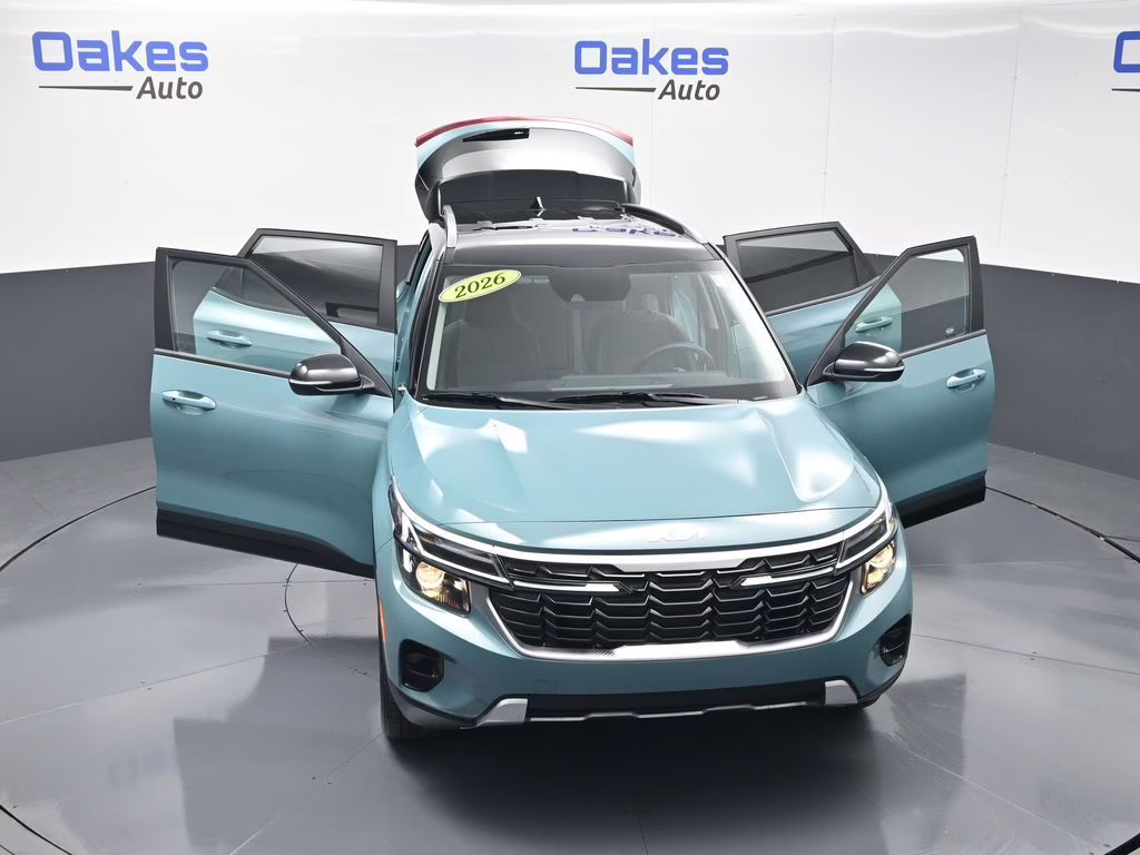 2026 Pluton Blue/Black Roof Kia Seltos S AWD SUV
