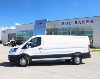 2025 Oxford White Ford Transit Cargo Van Base AWD Van