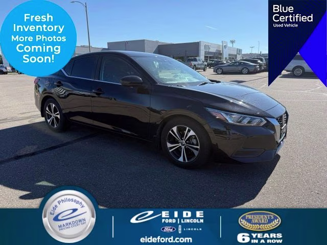 2020 Super Black Nissan Sentra SV FWD Sedan