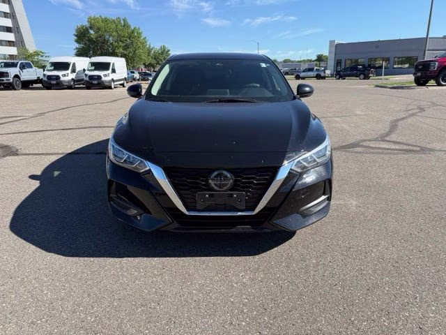 2020 Super Black Nissan Sentra SV FWD Sedan