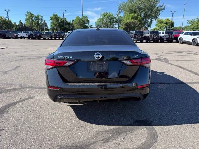 2020 Super Black Nissan Sentra SV FWD Sedan