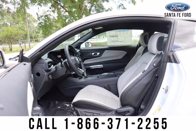 2024 White Ford Mustang GT Premium RWD Coupe