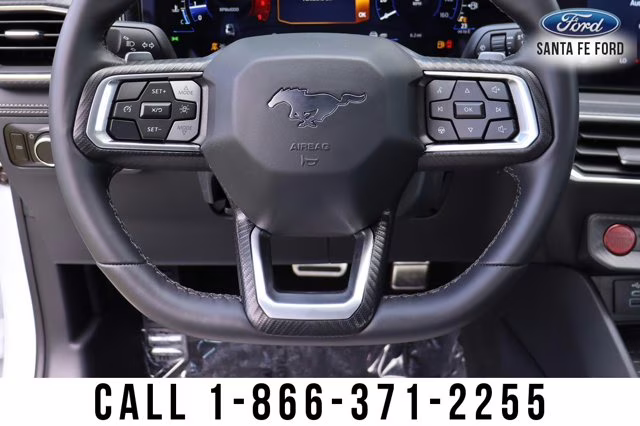 2024 White Ford Mustang GT Premium RWD Coupe