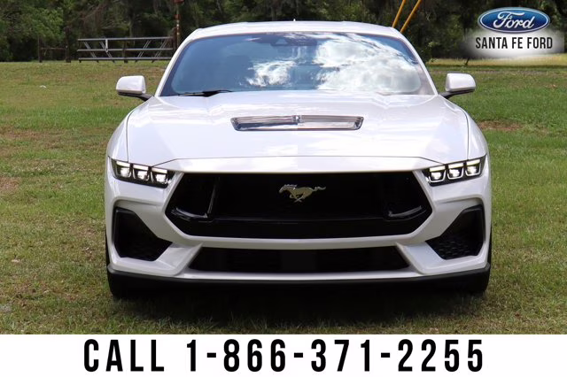 2024 White Ford Mustang GT Premium RWD Coupe