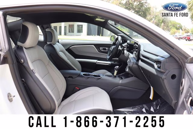2024 White Ford Mustang GT Premium RWD Coupe