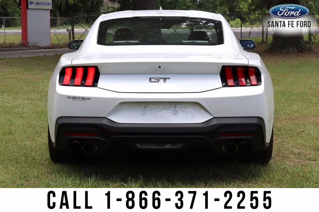 2024 White Ford Mustang GT Premium RWD Coupe