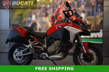 2024 RED Ducati Multistrada V4 S Travel&Radar Spoked Wheels