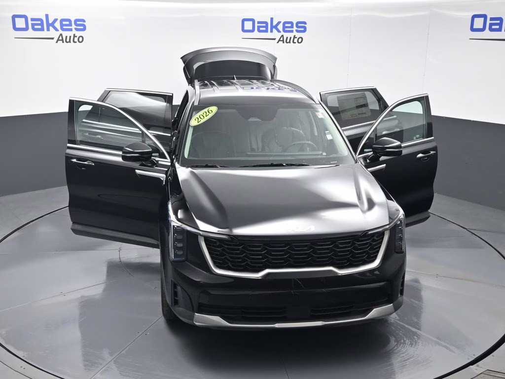 2026 Ebony Black Kia Sorento S AWD SUV