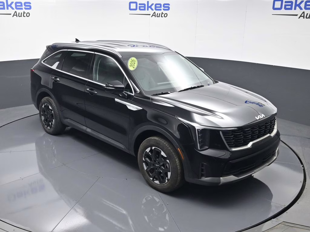 2026 Ebony Black Kia Sorento S AWD SUV