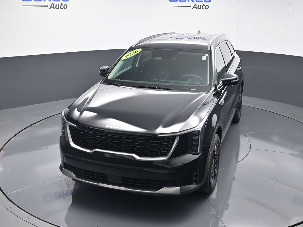 2026 Ebony Black Kia Sorento S AWD SUV